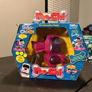 Vintage 2000 Poo Chi Robot Dog Pink New in Box
